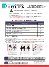 センサー値（PF値）と人間の嗅覚との関係について